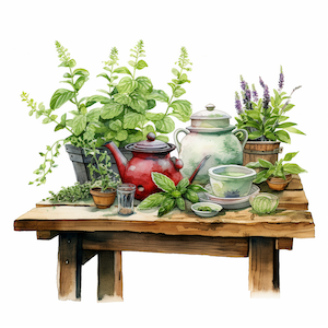 growing herbs for tea