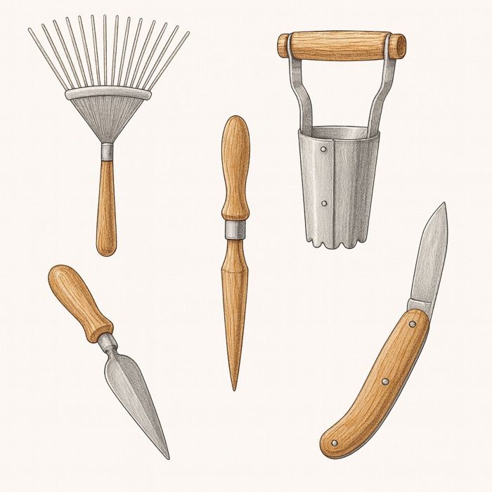 fall gardening tools