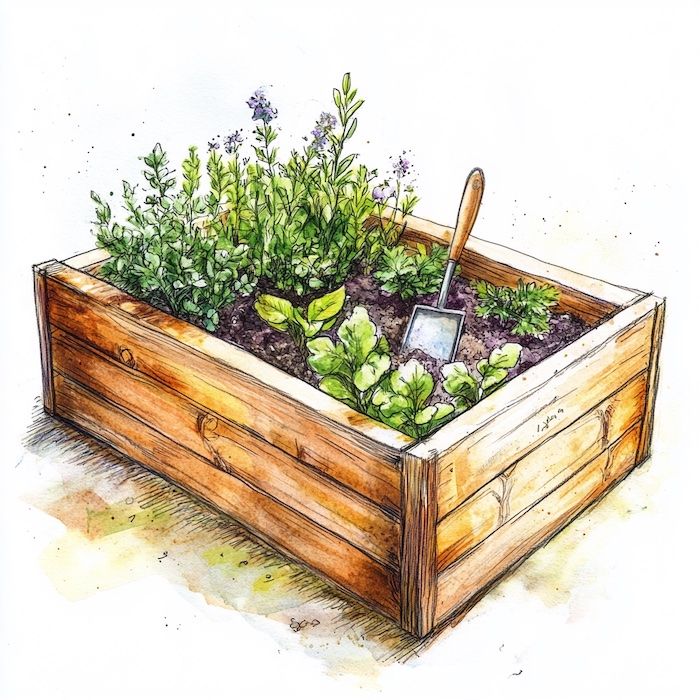 safe wood for raised beds