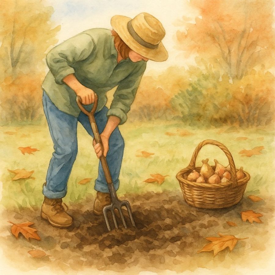 fall bulbs planting preparation