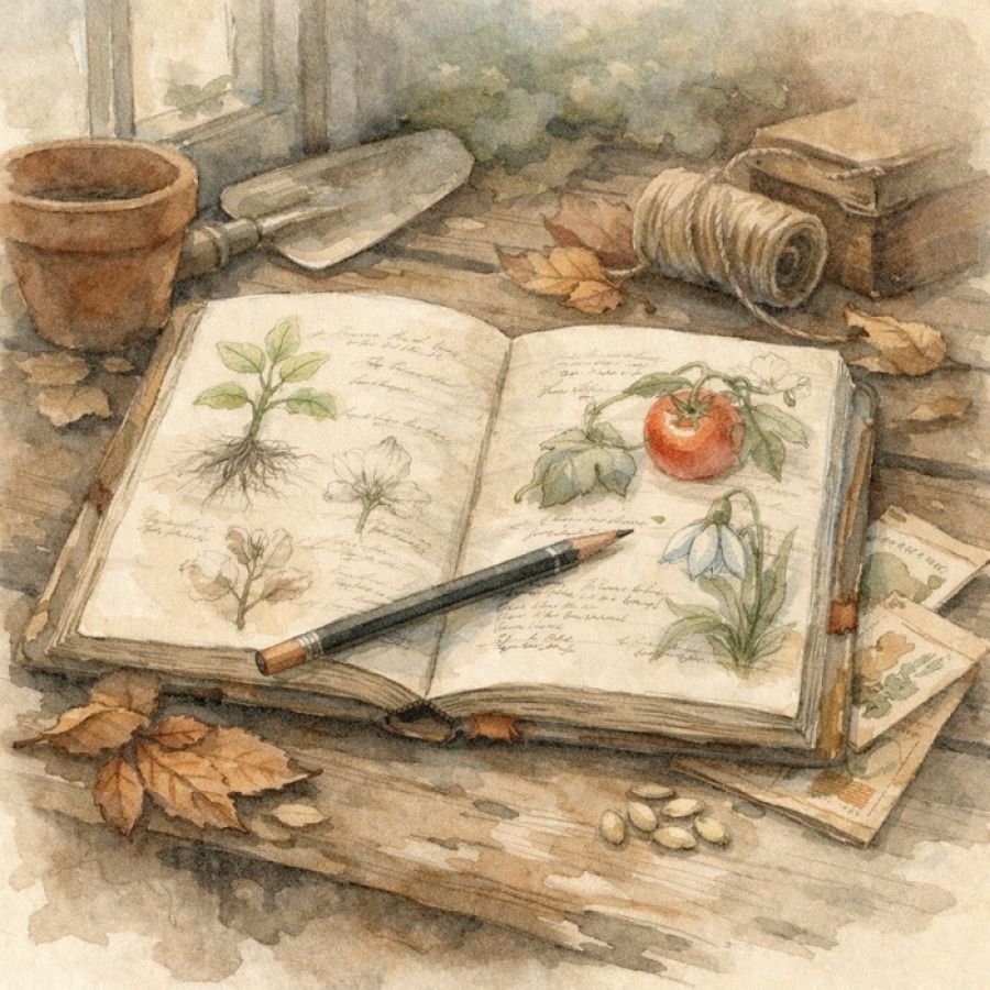 garden diary and journal