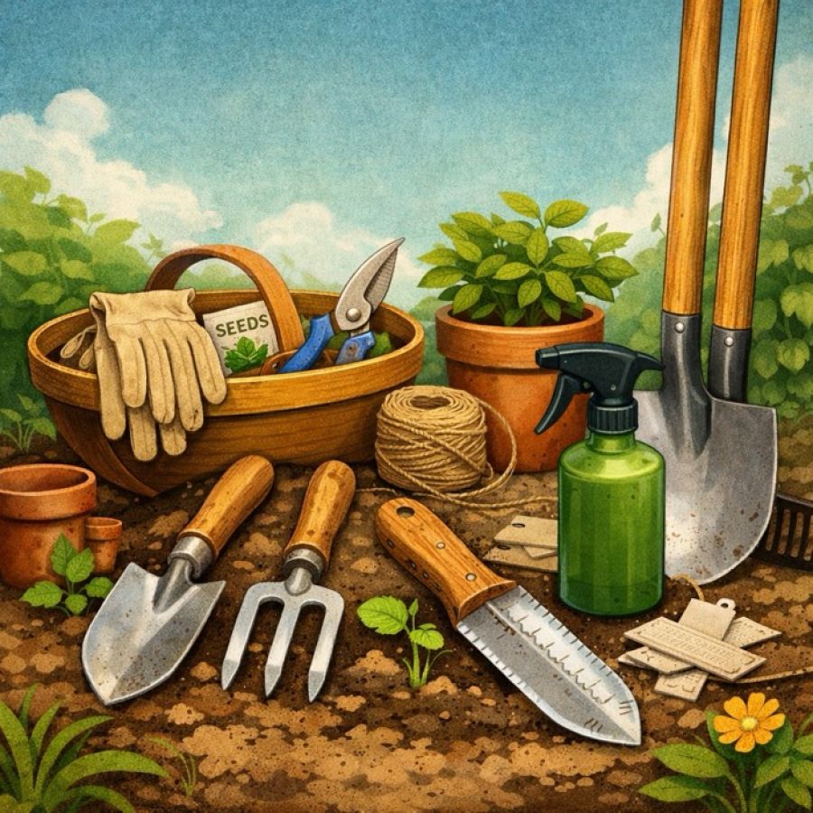 beginner gardening tools