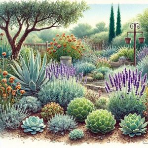 drought tolerant plants, trees, shrubs and flowers