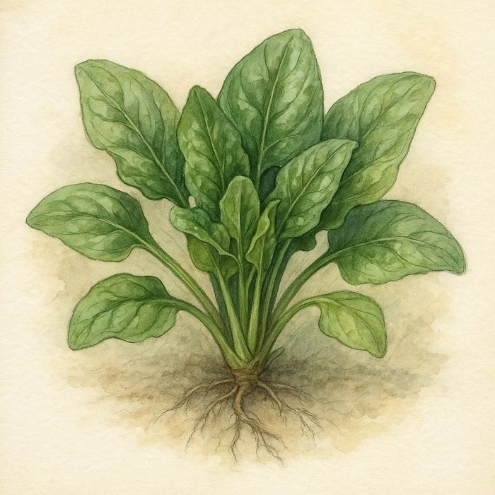 growing spinach