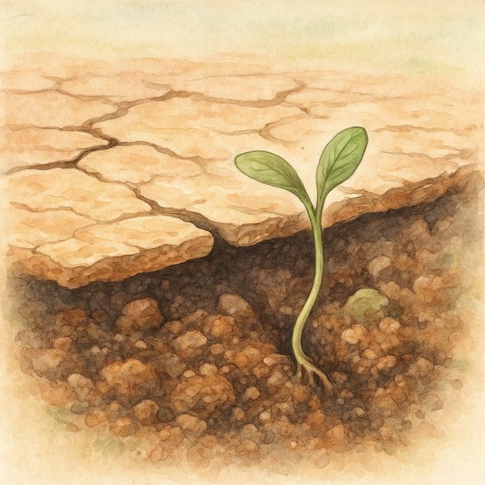 preventing soil crusting