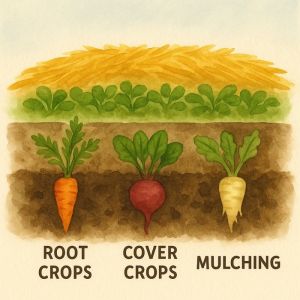 permaculture soil in fall