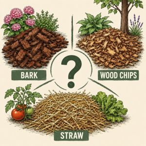 what is the best mulch for a vegetable garden