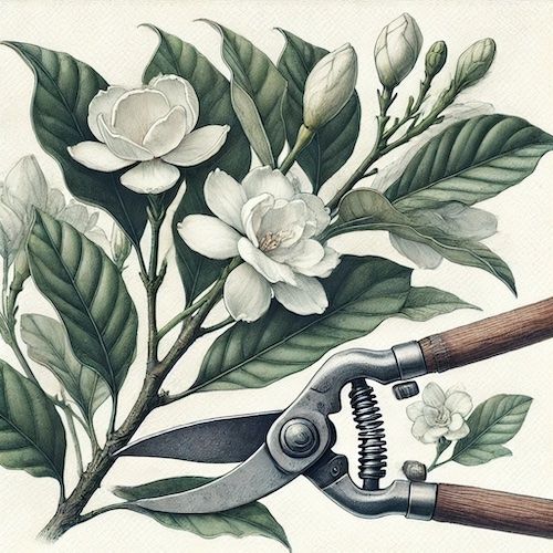 pruning gardenias