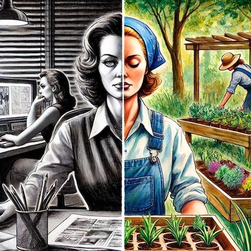 mental health. and gardening
