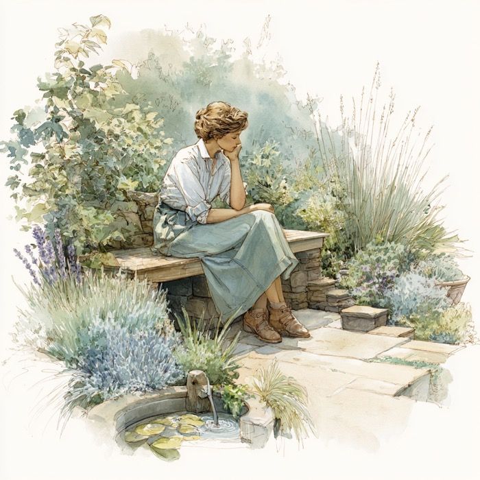 mental health and wellness garden