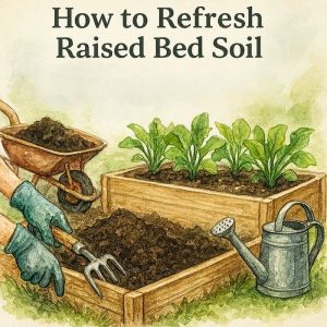 how to refresh your raised bed soil