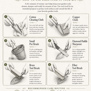 garden tool care