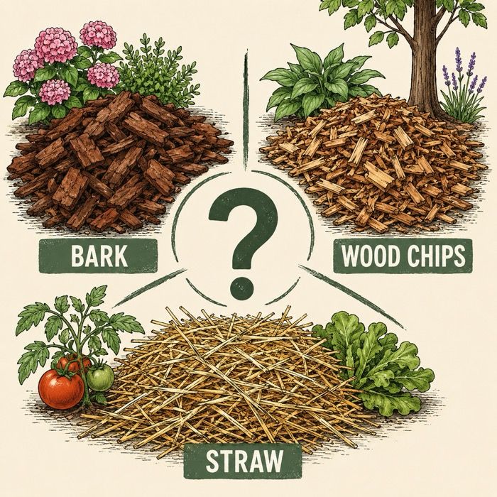 what is the best mulch for a vegetable garden
