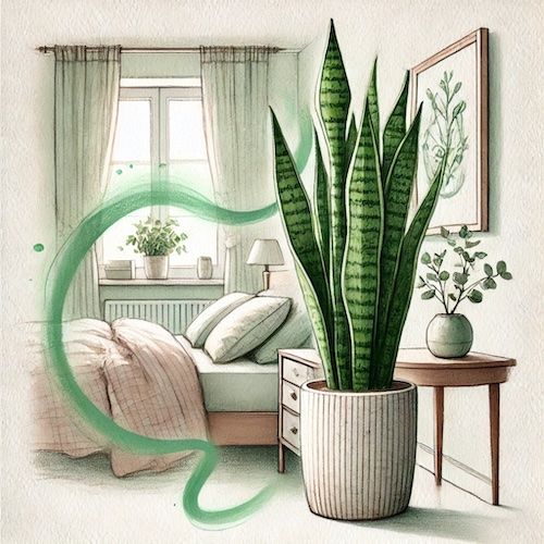 list of top plants for air purifying in the home