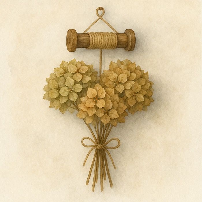 drying fall flowers