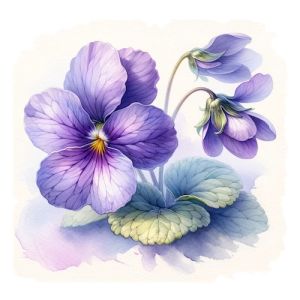 growing violets