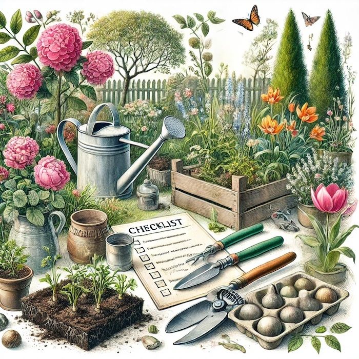 march garden checklist