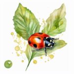 ladybug in garden