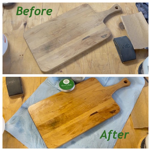 DIY Wooden Cutting or Charcuterie Board