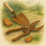 removing rust from garden tools
