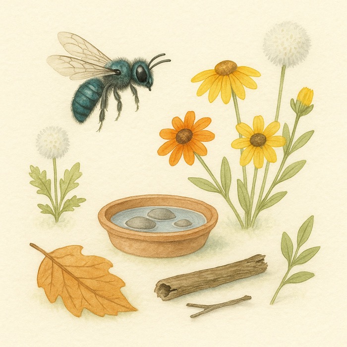 5 Simple Fall Garden Tips to Help Native Bees Thrive
