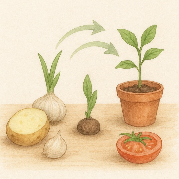 Regrow Your Groceries: A Guide to Planting 7 Kitchen Scraps