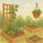 vertical gardening and other space saving garden tips