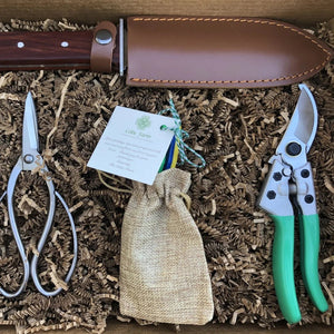 Ultimate Garden Gift Box with Hori Hori, pruners, snips, and sharpeners