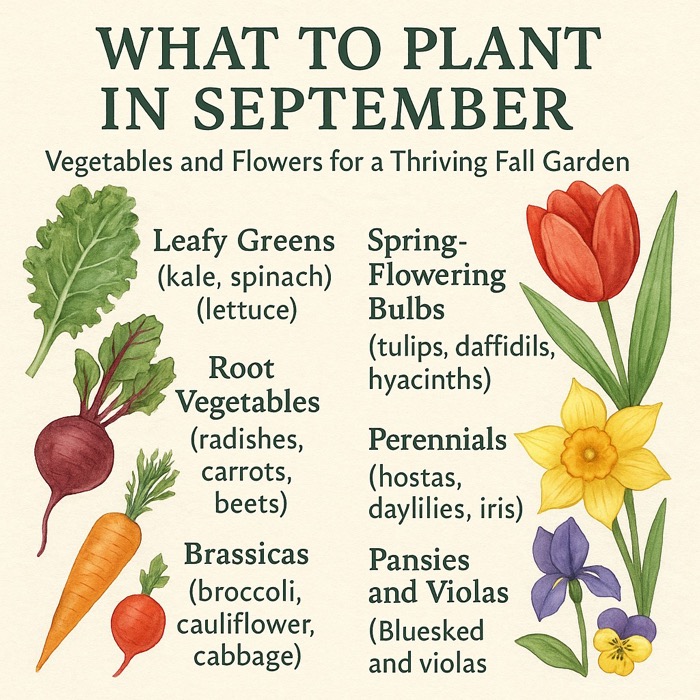 What to Plant in September – Vegetables and Flowers for a Thriving Fall Garden